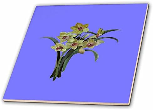 3drose Taiche - Vector Art - Jonquils - Jonquil Bouquet Vector Art - Tiles