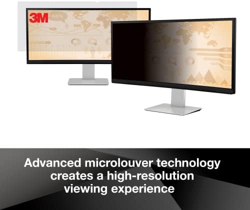 Filtro de privacidade de 3m para monitor widescreen de 23,0 polegadas, brilho/fosco reversível, reduz a luz azul, proteção da tela, proporção 16: 9 de aspecto