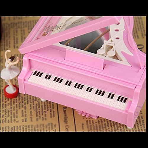 Xbwei Piano Romântico Modelo Caixa de Música Ballerina Caixas Musicais Decoração Home Decoração de
