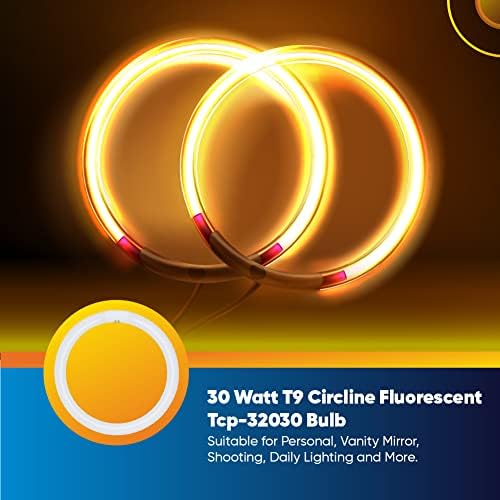 Substituição de lâmpada fluorescente de 30W Circline para baterias e lâmpadas TCP -32030 por