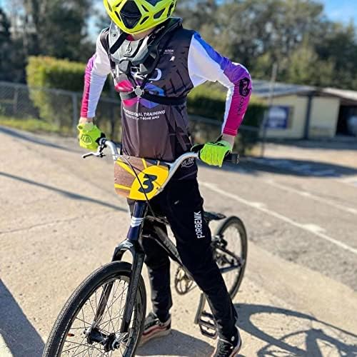 Forbemk Boys Youth Mountain Bike Calças Crianças Ciclismo de bicicleta Pantagens MTB, calças