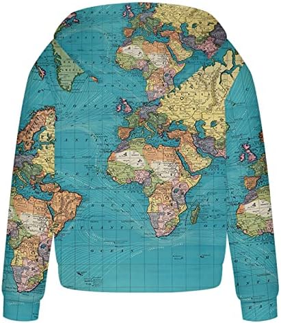 Jaquetas de lã para masculino plus size casual casuais mapa mundial mapa de novidade impressa moleto