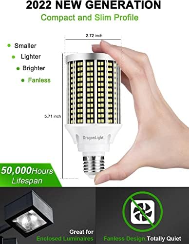 Dragonlight 30W Lâmpadas de milho super brilhantes e26 Base 6000k Daylight 3.600 lumens LED LED para iluminação