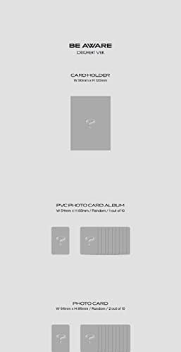 The Boyz estar ciente do 7º mini álbum Meta plataforma Versão Card Holer+PVC PhotoCard Álbum+PhotoCard+Acordeão