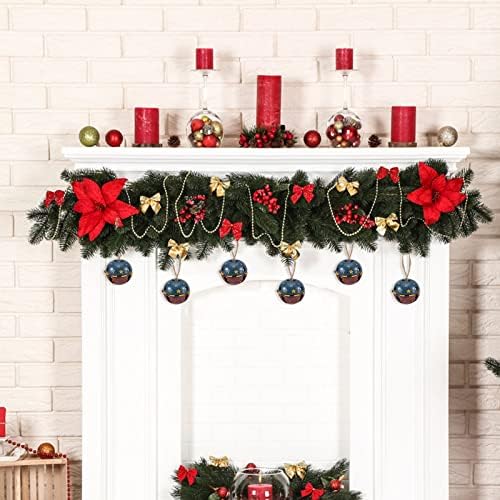 Decorações de janelas Luzes penduradas de Natal pingente de pingente de natal decoração de árvore de