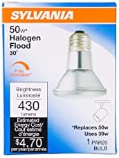 Sylvania 16104/2 16104 2-PACK CAPSYLITE HALOGEN LAMP DIMMÁVEL / PAR20 Luz de inundação refletor / reposição