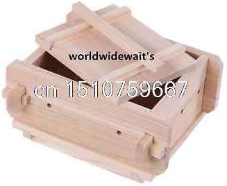 Parafuso removível de novo tofu de madeira caseira prensa de madeira molde de tofu 17129cm
